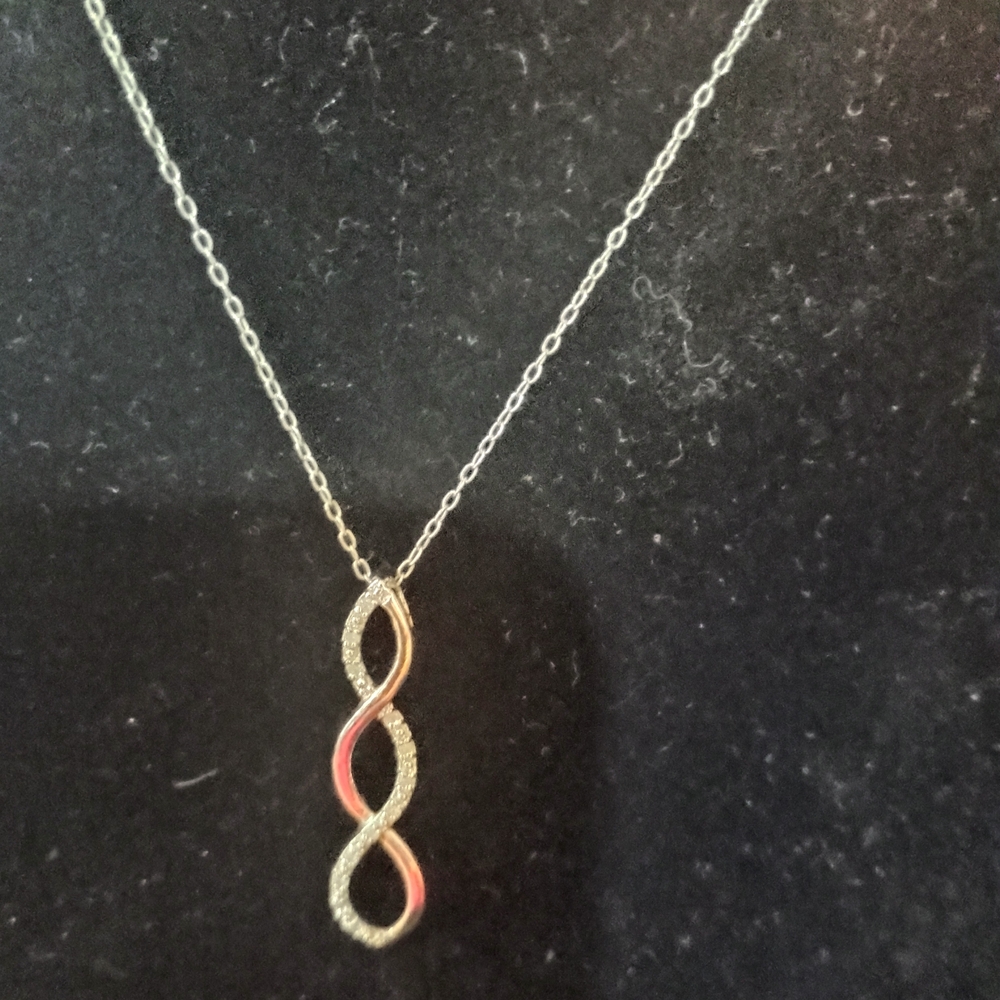 Sterling Silver Infinity Necklace